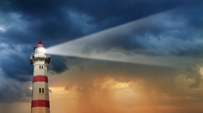 lighthouse left