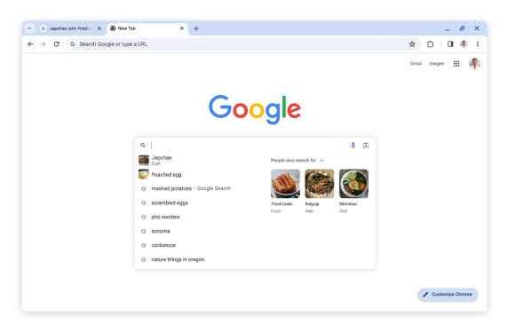 Amplify search suggestion accuracy in Google Chrome