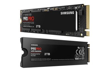 Samsung 990 PRO NVMe SSD: Blazing speeds optimized for gaming and creative workloads with smart thermal control (heatsink option available)
